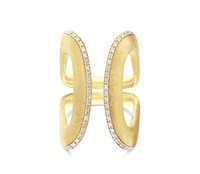 Anello Nanis Donna Libera in Oro giallo Diamante 0.23 Ct AS3-604 - AS3-604